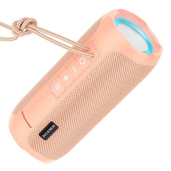 Розовая портативная Bluetooth колонка Borofone BR21.