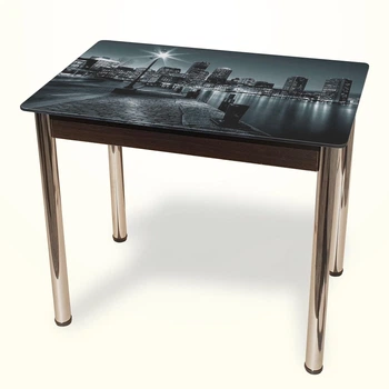 Обеденный стол Fusion furniture Даллас венге/стекло УФ 04 123