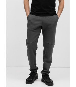 Мужские спортивные штаны с дополнительными швами - HECTOR - 30673-30678 - XXL - Темно-серый