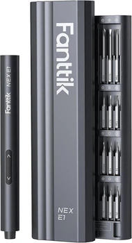 Электрическая отвертка Fanttik NEX E1 с магнитными битами 12 в 1 для ремонта телефона, камеры, ноутбука, часов