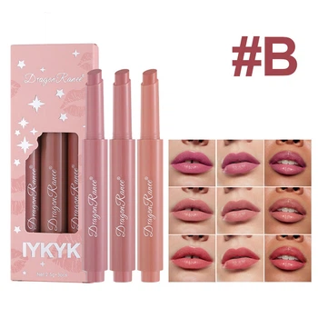 Набор помад Dragon Ranee Charming Beautiful Lipstick IYKYK 3 шт