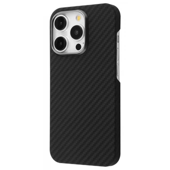 Чехол карбоновый тонкий Proove Carbon Kevlar Slim with Magnetic Ring MagSafe для Apple iPhone 13 Pro black