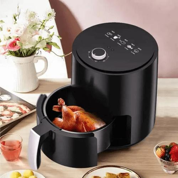 Аэрофритюрница аэрогриль для жарки без масла Air Fryer мультипечь на 1,5 л 1500 Вт