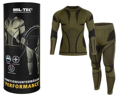 Термоактивное белье Mil-Tec Performance Олива 11225001 S-M