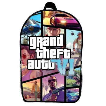 Рюкзак ГТА (School Gear bag GTA 06) черный, 39 х 27 х 14 см