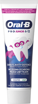 Pasta do zębów Oral-B Pro Junior dla dzieci w wieku od 6 do 12 lat 75 ml (8700216089654)