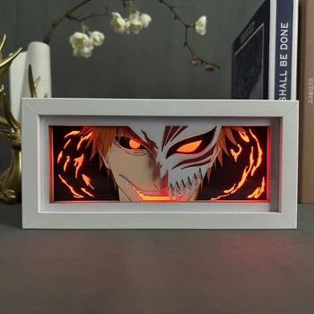 Светильник ночник 3D Блич Ичиго Куросаки Bleach Ichigo Kurosaki 20 см (0521563101A6)