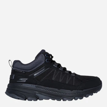 Жіночі демісезонні черевики шкіряні низькі для трекінгу Skechers 129531 BKCC 39 (9US) 26 см Чорні (197976332188)