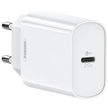 Зарядний пристрій Remax Jane Series GaN 20W PD RP-U70 EU для RPP-107, RPP-65, RPP-509