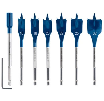 Набір перових свердел Bosch Expert Self Cut Speed із подовжувачем, 7 шт (2608900334)