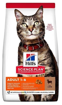 Сухой Корм HILL'S SCIENCE PLAN Adult ​​для Кошек с Ягненком и Рисом 3 кг