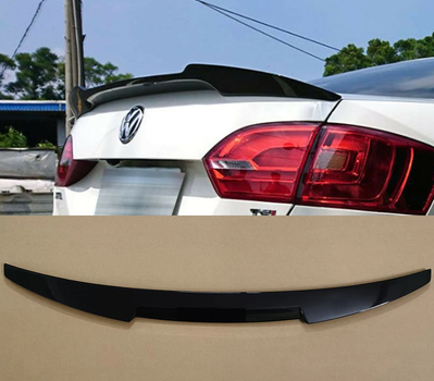 Спойлер на Volkswagen Jetta 6 стиль М4 черный глянцевый ABS-пластик