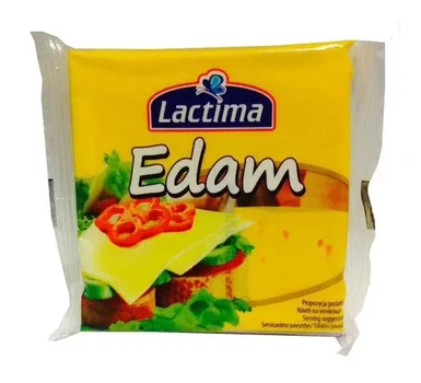 Сир тостовий lactima edam 130г