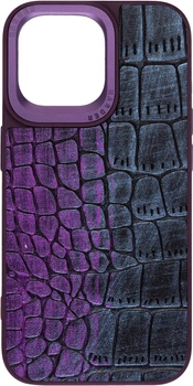 Чохол для смартфона Harder Glamorous Croco для Apple iPhone 14 Pro Max Dark Purple (ARM76775)