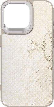 Чехол для смартфона Harder Snake Pattern для Apple iPhone 15 Pro Max White Cream (ARM76801)