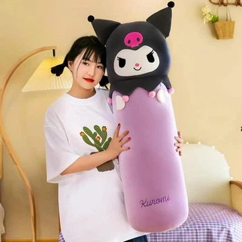 Мягкая игрушка обнимашка Аниме Onegai My Melody Кролик Куроми батон 100 см My Kigu Плюшевый Фиолетовый (9054)
