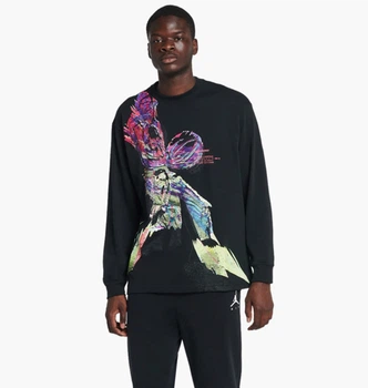 Кофта Air Jordan Mj Engineered 85 Long Sleeve Crew Tee Black Dh8906-010 L