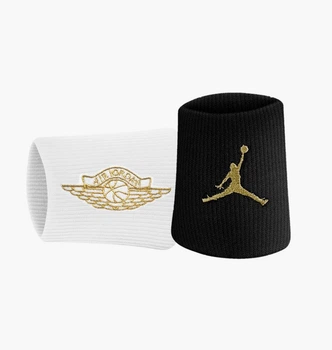 Напульсник Air Jordan Jumpman Wings Wristbands 2.0 2 Pk Black/White J.000.3598.092.OS OSFM