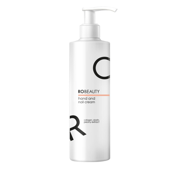 Крем для рук и ногтей Hand and nail cream ROBEAUTY с коллагеном, эластином и экстрактом пиона 250 мл