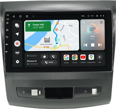 Штатная мультимедийная система Gazer T6009-CW/L PRO MAX для Mitsubishi Outlander 2 (CW0W) 2005-2013 (T6009-CW/LM-PROMAX)