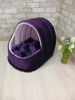 Будинок лежанка для котів та собак Animals_joy Кошик М 46*42 см(097)