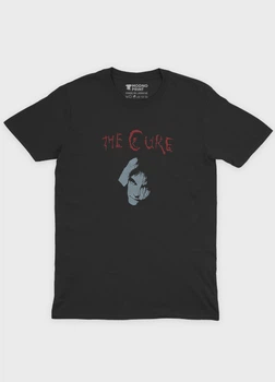 Чоловіча футболка MODNO з рок принтом "The Cure" XL Чорний (TS001-5-BL-004-2-481-M)