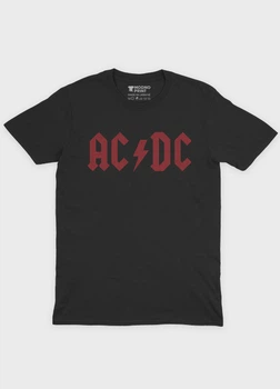 Чоловіча футболка MODNO з рок принтом "AC/DC" L Чорний (TS001-5-BL-004-2-335-M)