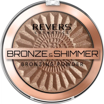 Пудра-бронзер Revers Cosmetics Bronze & Shimmer Powder №4 9 г (5902815169192)