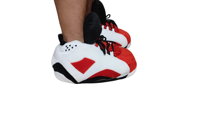 Тапки кросівки Kiguru NEW 38-44 (28см) чоловічі домашні тапочки Білий з червоним (АК-5582)
