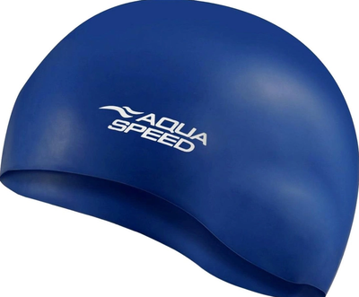 Шапочка для плавания Aqua Speed ​​MONO Уни силикон navy blue
