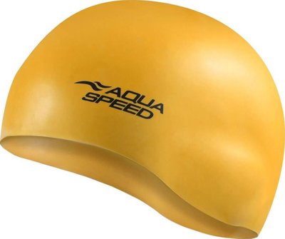 Шапочка для плавания Aqua Speed ​​MONO Уни силикон gold