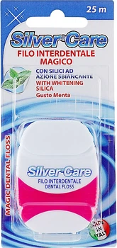 Зубна нитка Silver Care розширювана 25 м (8009315011147)