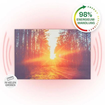 Инфракрасный обогреватель Klarstein Wonderwall Air Art Infinite 580Вт (10035172)