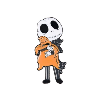 Значок Кошмар перед рождеством Джек Nightmare Before Christmas Jack P NBC J 01