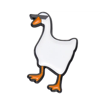 Значок Мем Утка в очках Duck 3 см (C39E3DD2A24B)