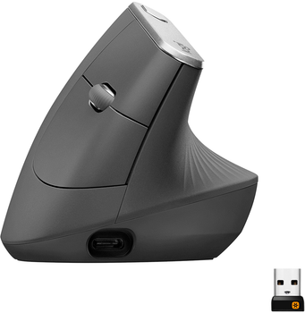 Миша Logitech MX Vertical Advanced Ergonomic Mouse Graphite (910-005448) (2348LZ53EEW9) - Уцінка