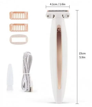 Тример flawless body 8016 акумуляторний для волосся на тілі жіночий (AD-1751)