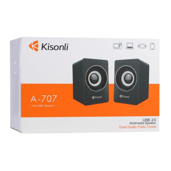 Компьютерные колонки Kisonli A-707 Цвет Черный