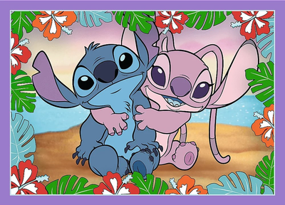 Puzzle Trefl Disney Lilo & Stitch Szalony dzień 4 w 1 207 elementów (5900511346336)