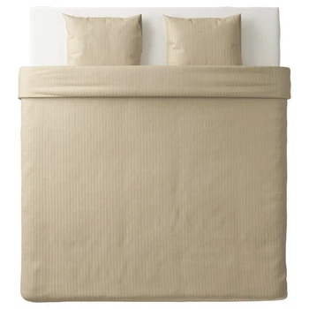 Комплект постельного белья Ikea Nattjasmin 220х240 см бежевый 804.426.07