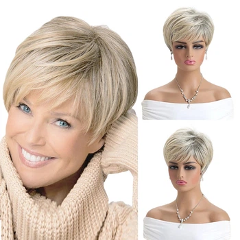 Парик короткий Пикси Blonde VC WIG-395