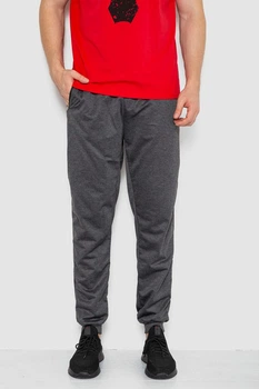 Спорт чоловічі штани, колір темно-сірий, 244R41236, XXXL