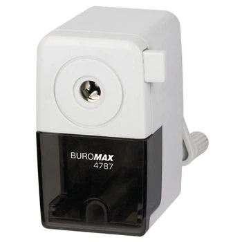 Точилка механическая Buromax 4787 настольная с контейнером цвет ассорти (BM.4787)