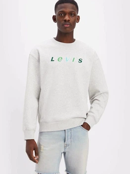 Свитшот на флисе мужской Levi's 834443612 S Серый (1159813974)