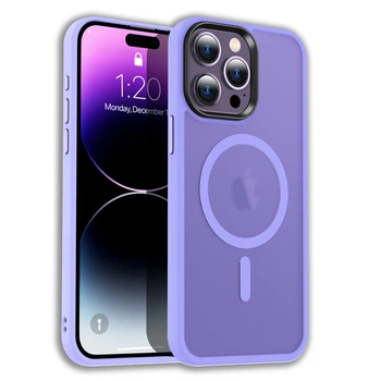 Чохол Vanfone AirShield MagSafe для iPhone 15, лавандовий (VANAX10306)