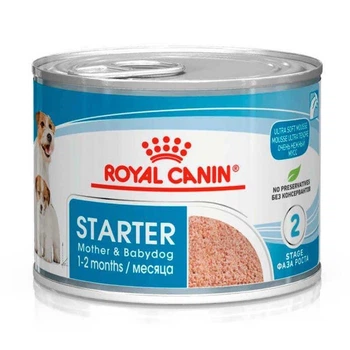 Корм Royal Canin Starter Mousse влажный для первого прикорма щенят 195 гр