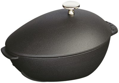 Garnek Staub La Cocotte owalny Czarny 2 l (3272341025234)