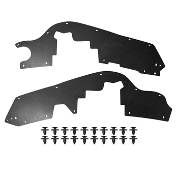 Комплект увеличенных пыльников XRoad брызговиков двигателя Toyota Land Cruiser 70 2007+ 53736-60200, 53736-60220, 53736-60260, 53737-60090, 53737-60140