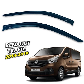 Дефлекторы окон (ветровики) для Renault Trafic 2014-2019 (Defl) Q2