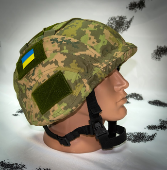 Кавер чохол на шолом каску із козирком Kirasa KI605 Ballistic Helmet KC-HM001 S-M Cordura Multicam